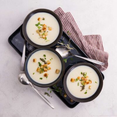 Supă cremă de usturoi retete thermomix